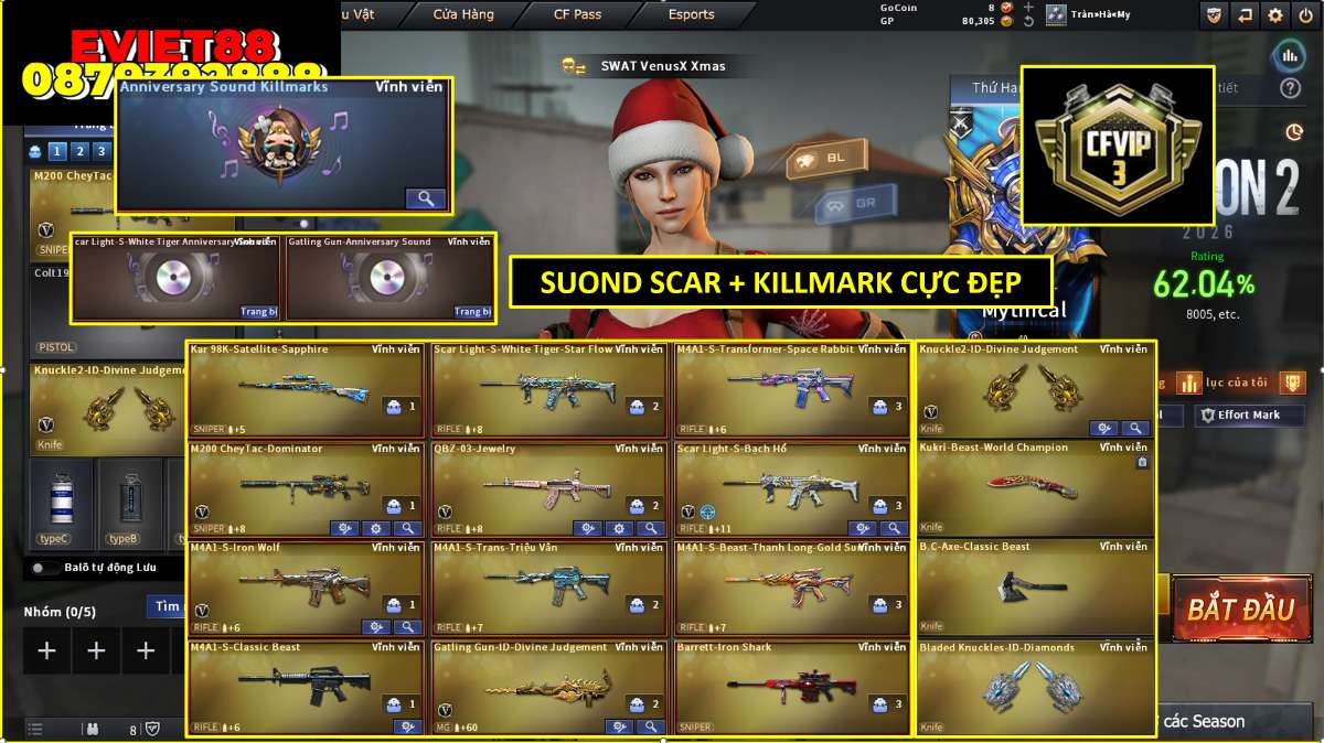 shop acc cf uy tin gia re